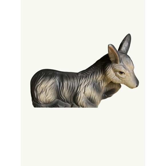 Homco Donkey Figurine  Hand-Painted Gray & White Ceramic Vintage Collectible - Picture 6 of 10